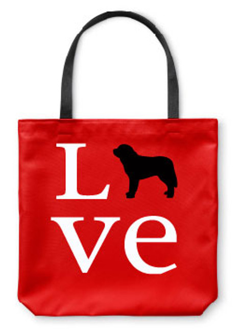 Saint Bernard Love Tote Bag