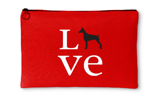 Doberman Love Accessory Pouch