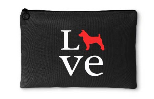 Jack Russell Terrier Love Accessory Pouch
