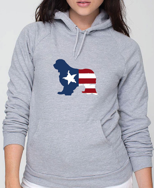 Righteous Hound - Unisex Patriot Cavalier King Charles Spaniel Hoodie