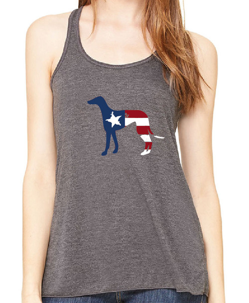 Righteous Hound - Flowy Patriot Greyhound Tank