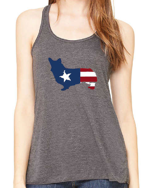 Righteous Hound - Flowy Patriot Corgi Tank