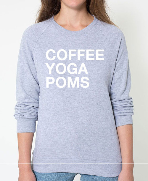 Pomeranian Coffee Yoga Sweatshirt