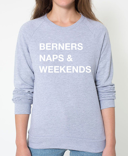 Bernese Mountain Naps Weekends Sweatshirt