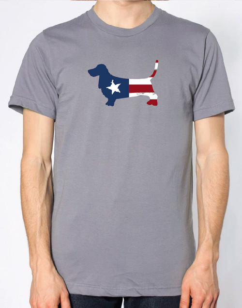 Righteous Hound - Men's Patriot Basset Hound T-Shirt