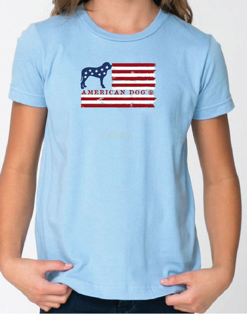 Righteous Hound - Kid's Flag Mastiff Tee
