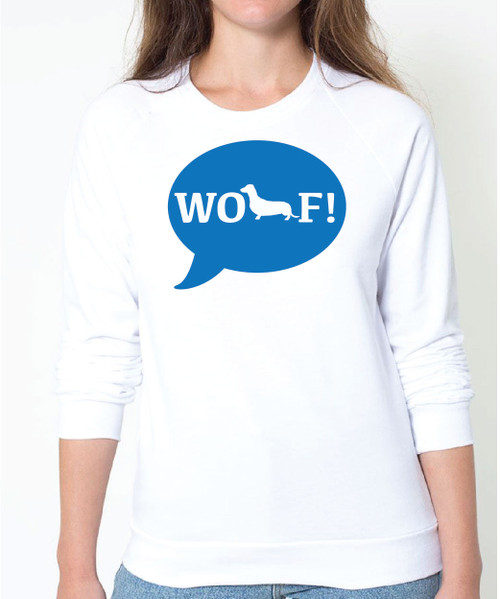 Righteous Hound - Unisex WOOF! Dachshund Sweatshirt
