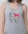 Unisex Love Coonhound Tank Top