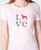 Unisex Love Saint Bernard T-Shirt