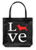 Basset Hound Love Tote Bag