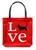 Righteous Hound - Love Basset Hound Tote Bag