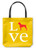Boxer Love Tote Bag