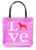 Boxer Love Tote Bag