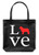 Newfoundland Love Tote Bag