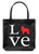 Great Pyrenees Love Tote Bag