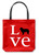 Righteous Hound - Love Border Collie Tote Bag