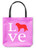 Bernese Mountain Dog Love Tote Bag