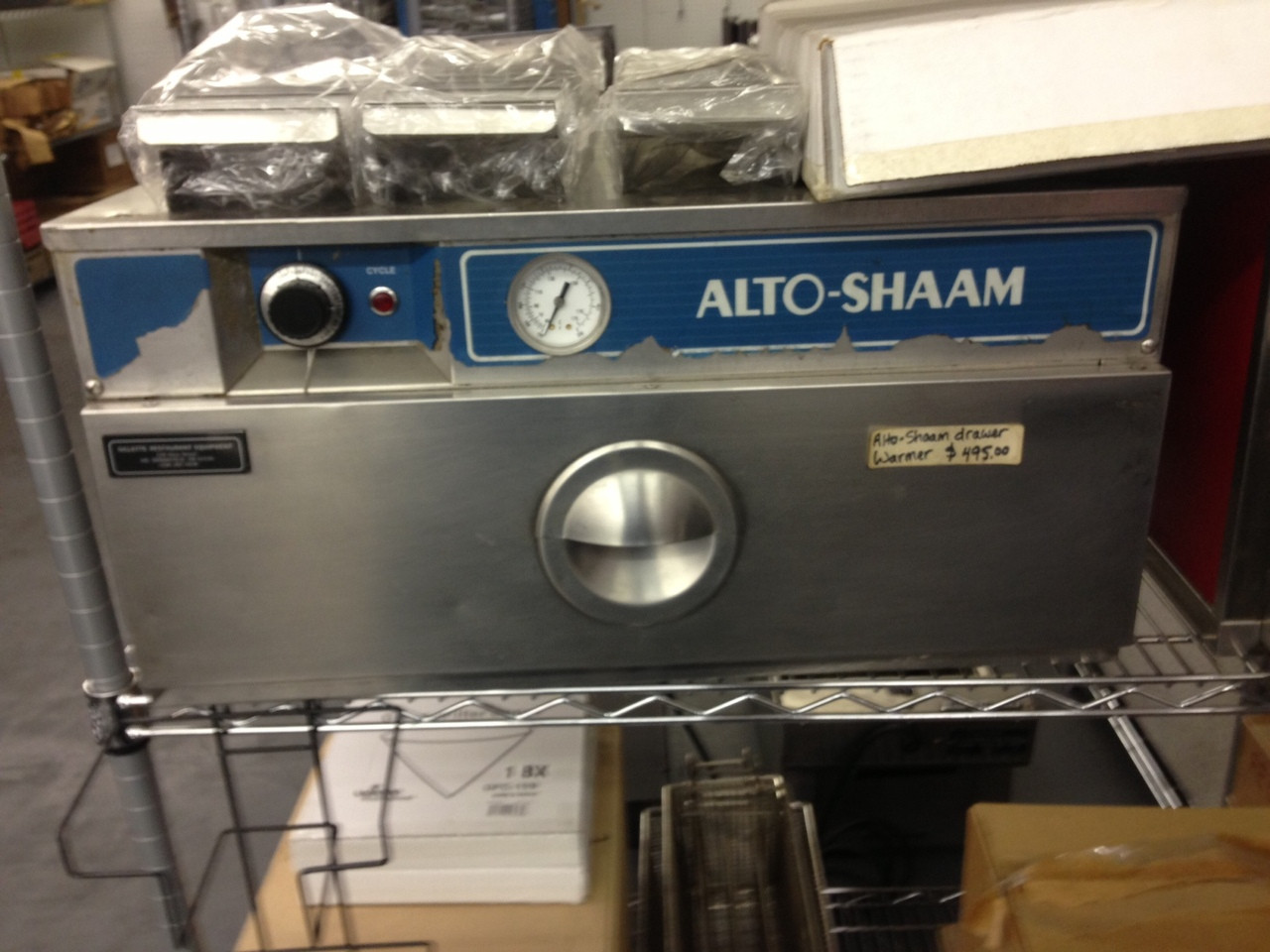 Alto Shaam 5001d Drawer Warmer Gillette Restaurant Equipment