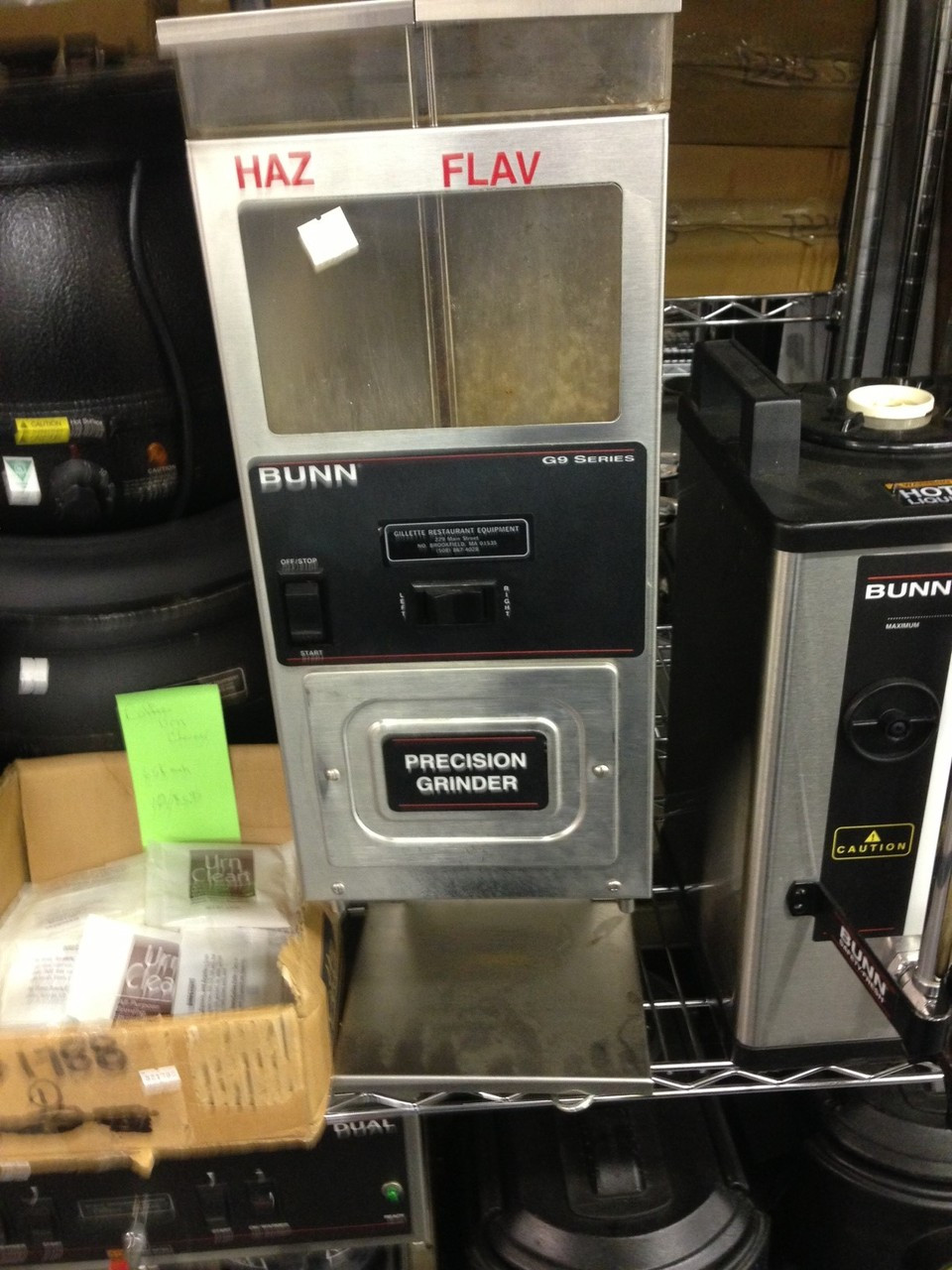 BUNN G92HD COFFEE GRINDER - Gillette 