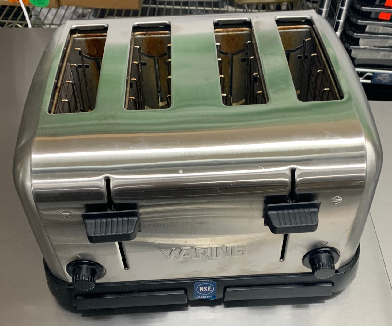 Waring WCT708 Commercial Toaster, (4) 1-3/8 Slot, 120V