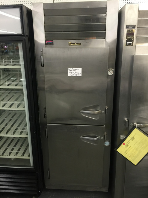 TRAULSEN RDT-132 Spec-Line Refrigerator/Freezer Dual Temp Cabinet, Reach-in, 24" wide, self-contained refrigeration, stainless steel exterior and interior, standard depth, half-height doors with INTELA-TRAUL?, 1/5 HP & 1/3 HP, cULus, NSF