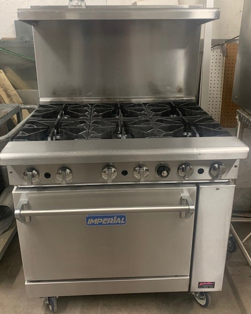 IMPERIAL 6 BURNER, SINGLE OVEN (B1X930) - NATURAL GAS