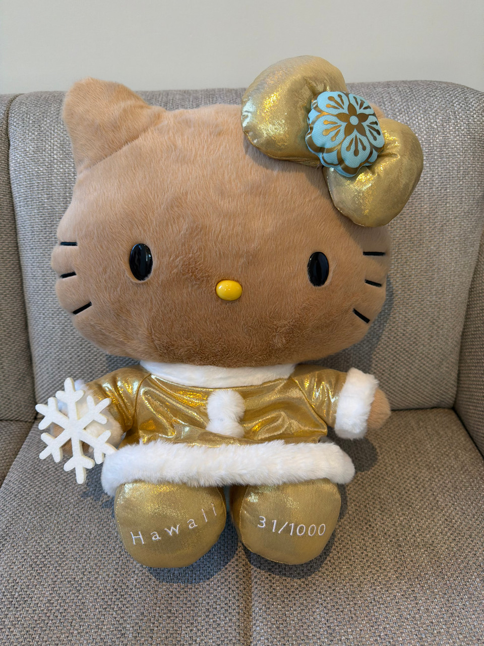 Hello Kitty ゴールドクリスマスツリー 約30cm New Year Lucky Hello Kitty 16