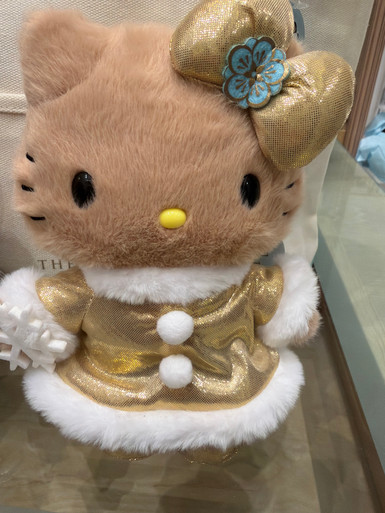 Hello Kitty ゴールドクリスマスツリー 約30cm New Year Lucky Hello Kitty 8