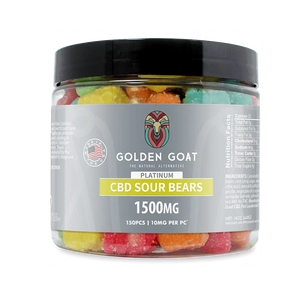 Platinum CBD Gummies 1500mg - Sour Bears Platinum CBD Gummies 1500mg - Sour Bears