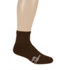 Heavyweight Short Alpaca Socks - Dark Brown