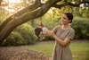 New! Heart Bird Nesting with Real Alpaca Fleece