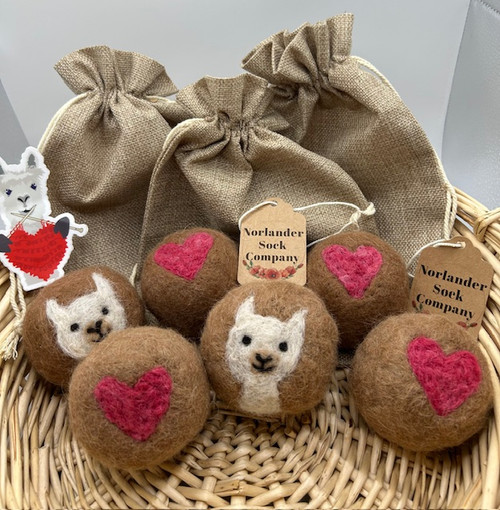 Dryer Balls-100% Alpaca-Pk of 2