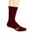 Lightweight Crew Alpaca Socks - Cranberry