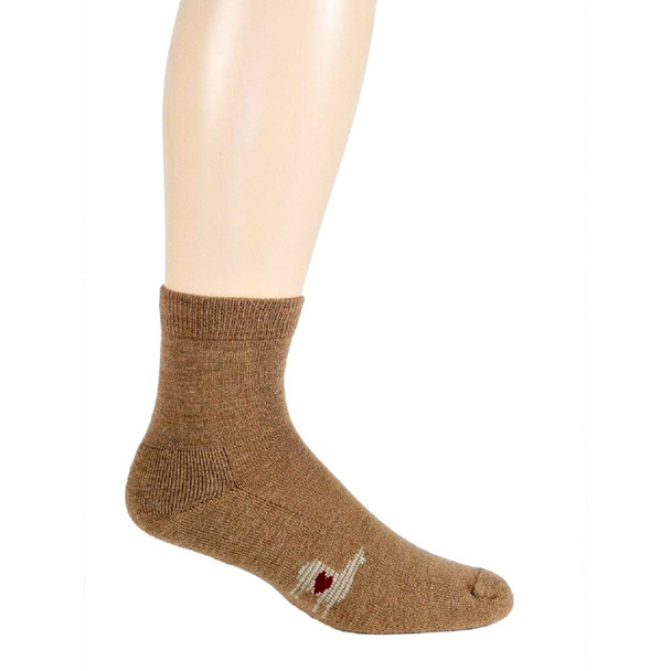 Lightweight Short Alpaca Socks - Tan