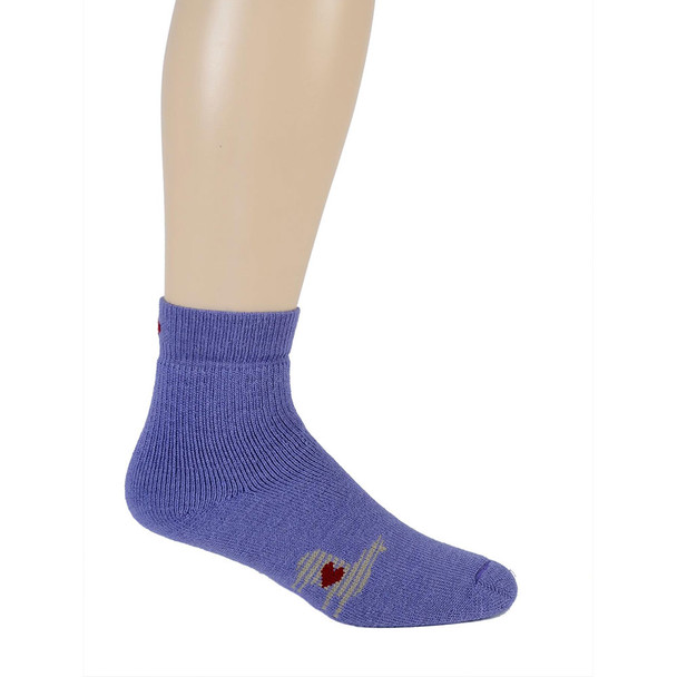 Heavyweight Short Alpaca Socks - Lavender