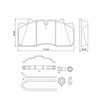 D1518 Air Disc Brake Pads for Wabco PAN 17 Systems