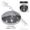 Rear Axle Cover / Hub Cap- 8.5" Chrome