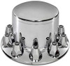 Rear Axle Cover Set- 10 Lug- Chrome ABS- Each