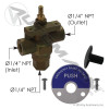 Sealco Style Tractor Protection Emergency Pull Valve- Replaces RSL17600B