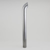 5" OD Exhaust Stack Pipe- 60" Long- Curved Outlet- Chrome