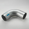 3" OD-OD Exhaust Elbow- 90 Degree- 14" Long
