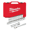 Milwaukee 3/8" 28pc FLAT FOUR Ratchet and Socket Kit- SAE 48-22-9408