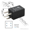 International Relay- 4 Pin, 12v, SPST, 20a- Ultra ISO 280- replaces 3600330C1