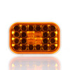 Truck-Lite 4550A (5.25" x 3.5" Rectangular) LED Turn Signal Lamp- Amber- 24 Diodes
