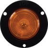 Optronics MC52AB 2" Round Sealed Marker / Clearance Lamp Flange Mount- Amber- Incandescent (SO)