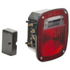 Grote 53912 Box Combo Lamp-LH 3 Stud Torsion-Mount, 4 Post Junction Box- w/ License Window- Incandescent