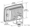 Grote 63601 Trialliant Mini LED WhiteLight Worklight- Single Post Mount