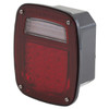 Grote G5092 Hi Count LED Box Combo Lamp- LH w/ License Window- 3 Stud Mount, 3 Wire