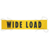 Oversize / Wide Load Reversibile Sign- Vinyl 18" x 84" w/ Ropes Sewn in