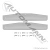 Stainless Mudflap Bottom Plate- Bolt-on- Pair